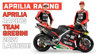 Aprilia Racing Team Gresini  MotoGP 2021 Launch | Aleix Espargaro and Savadori met the RS-GP21