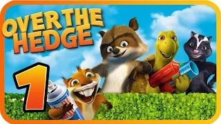 Over The Hedge Walkthrough Part 1 (PS2, GCN, XBOX, PC) Mission 1 & 2 [100% Objectives]