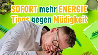 Ständig MÜDE und ERSCHÖPFT? Diese Tipps helfen SOFORT!