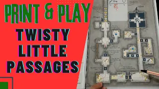 Twisty Little Passages - Print aNd Play - Joquinhos Hard