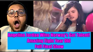 Amazing Eight Year Old Angelina Jordan Wins Norway's Got Talent! Full Final Show |  NORWAY REACTION