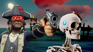 Picking On Skeletons in Sea of Thieves