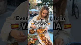 Feat. some of the BEST potatoes of my life 🤯 #valencia #spanishfood #spain #travelfood #travefoodie