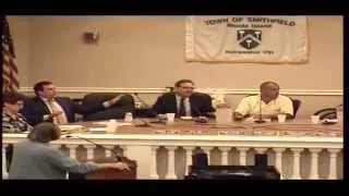 Smithfield Town Council Member Outburst of Anger