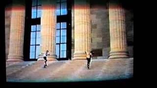 Rollerblading Down The Rocky Steps 1995