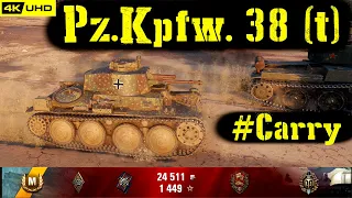 World of Tanks Pz.Kpfw. 38 (t) Replay - 6 Kills 1.2K DMG(Patch 1.7.0)