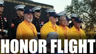 Silent Drill Platoon performs for Honor Flight