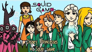 {"If Disney Princesses were in Squid game."} Animation by Mounata.