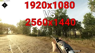 Hunt Showdown: 1920x1080 vs 2560x1440 (SHARPEN COMPARISON)