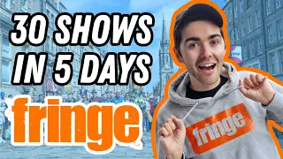 I saw 30 shows at the Edinburgh Fringe! | 2023 vlog part 1