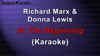 Richard Marx & Donna Lewis - At The Beginning (Karaoke)