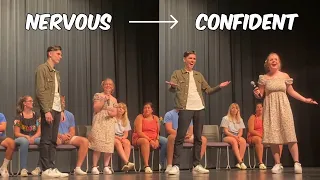 Hypnotizing a Shy Student to Become Confident | College Stage Hypnosis Show