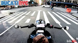 NOT NORMAL - FASTEST Brooklyn to Manhattan to New Jersey ride ever - Ducati NYC Vlog v1385