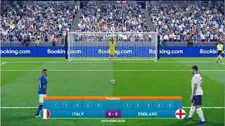 ITALY vs ENGLAND - Penalty Shootout | UEFA EURO 2020 Final | Realistic Gameplay