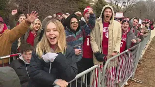 Good News: Dave Calabro visits IU basketball fans ahead of rivalry game