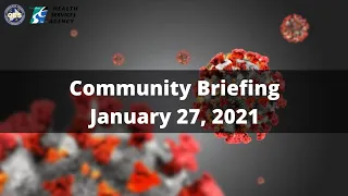 January 27, 2021 - COVID19 Community Briefing