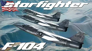 F -104 Starfighter aka the widowmaker! | The iconic supersonic interceptor created by Kelly Johnson