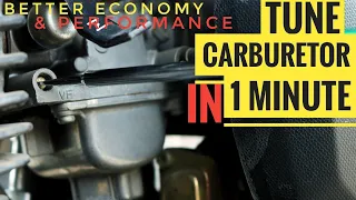 SUPER QUICK CARB TUNING FOR BEST MILEAGE & PICK UP | TVS APACHE RTR CARBURETOR CLEANING & ADJUSTMENT