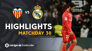 Highlights Valencia CF vs Real Madrid (2-1)