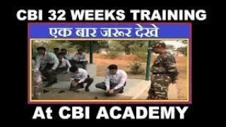 CBI 24nd Batch SI Training CBI Academy Ghaziabad