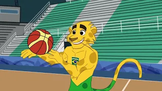 Ginga EP 5, the official mascot of Brazil for the Olympics on RIO