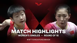 Sun Yingsha vs Liu Shiwen | WS | Singapore Smash 2022 (R16)