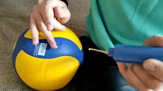 Как починить мяч, спускающий по ниппелю