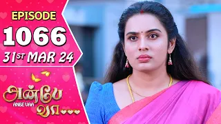 Anbe Vaa Serial | Episode 1066 | 31st Mar 2024 | Virat | Shree Gopika | Saregama TV Shows Tamil