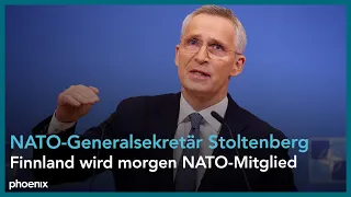 Jens Stoltenberg vor dem NATO-Außenministertreffen