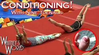 Gymnastics Conditioning with 9 Toenails | Whitney Bjerken