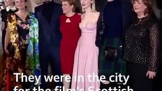 Jack Lowden w/ Saoirse Ronan and Cast - BBC on Mary Queen of Scots Premiere (Scotland)