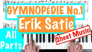 How to play GYMNOPÉDIE No.1 - Erik Satie Piano Tutorial