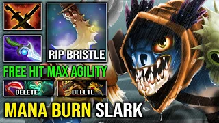 Diffusal Slark is Still Overpower | 100% Counter Bristle & WK with Max Agility Stack Mana Burn DotA