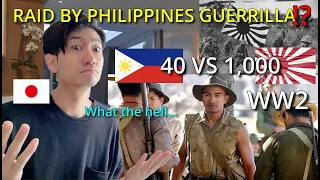 JAPANESE REACTION / The GREAT RAID: 40 Filipino Guerillas versus 1000 Japanese Soldiers