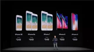 Apple Launch Event - Presentation iPhone X, iPhone 8, iPhone 8 Plus HD