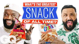 DJ Khaled Debates Rick Ross: Best Snack of All Time | GQ Hype Debate