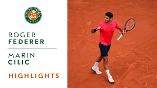 Roger Federer vs Marin Čilić - Round 2 Highlights I Roland-Garros 2021