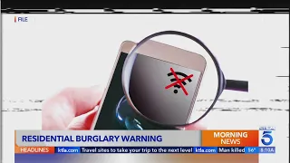 Glendale police say burglary suspects use Wi-Fi jammers to disrupt home security cameras