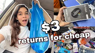 shopping at the $3 BINS! (returns for CHEAP, amazon tech, etc)