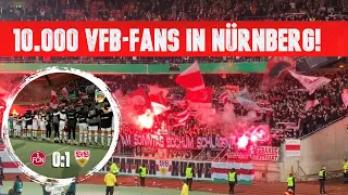 10.000 VfB-Fans feiern 1:0 Pokalsieg in Nürnberg (05.04.2023) #vfb #dfbpokal