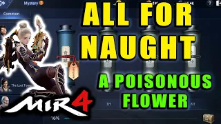 MIR4 - All for Naught - A Poisonous Flower Guide! Mystery Scroll Quest Walkthrough!