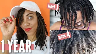 How to Lock Your Natural Hair FASTER 😍 (+ 1st year pics and videos!)