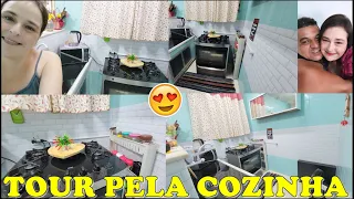 A COZINHA FICOU PRONTA - TOUR PELA COZINHA PARA VOCÊS