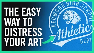 How To Add Distressed Textures To Your T-Shirt Designs