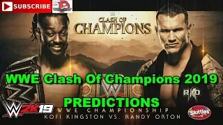 WWE Clash of Champions 2019 Чемпіонат WWE Кофі Кінгстон проти прогнозів Ренді Ортона WWE 2K19