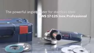 Bosch Blue Professional - NEW GWS 17-125 INOX Grinder - Upgrade from 1500 to 1700 Watt