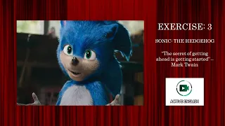 Interactive Video to Learn & Practice English (Exercise 3 - Sonic: The Hedgehog)