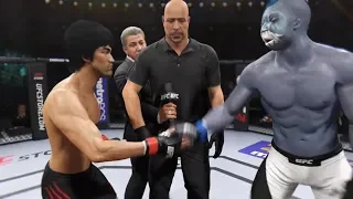 Bruce Lee vs. Sharkman (EA sports UFC 2) - Crazy UFC 👊🤪