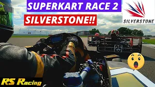 250 Superkart - Race 2 at Silverstone! Intense Battles around the F1 Circuit!