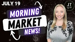 Wednesday's Stock Market News! CVNA Jumps on Q2 Record, CRM AI Tools, GS Big Miss, ASML Beat + More!